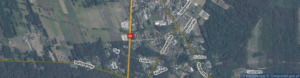 Zdjęcie satelitarne Bohaterów 1939 r. ul.