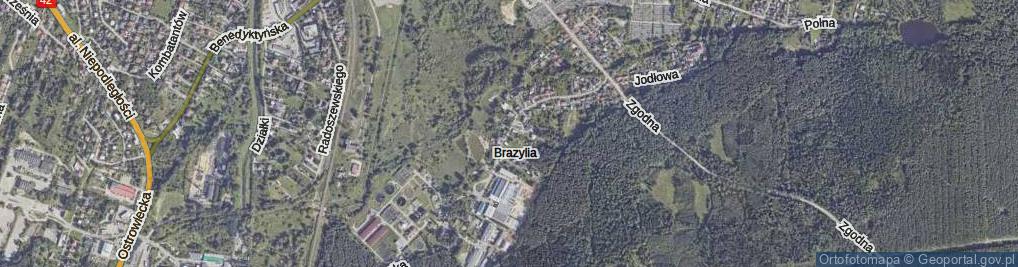 Zdjęcie satelitarne Boczna ul.
