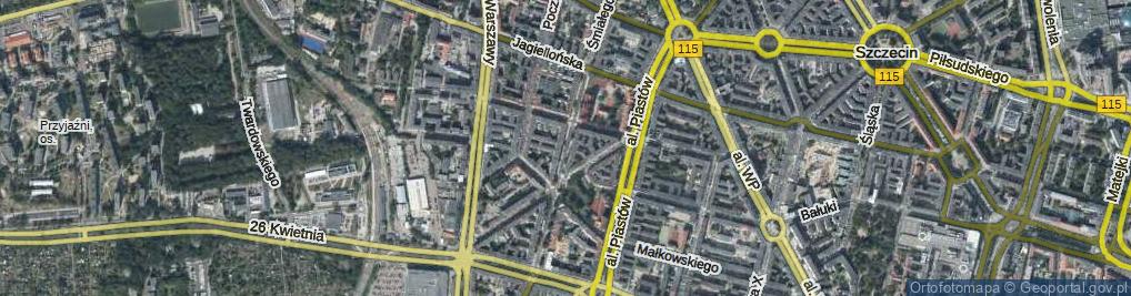 Zdjęcie satelitarne Bolesława Śmiałego ul.