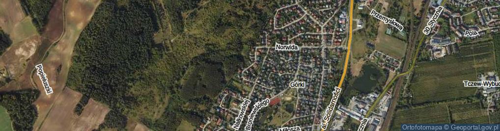 Zdjęcie satelitarne Borchardta Karola Olgierda, kpt. ul.