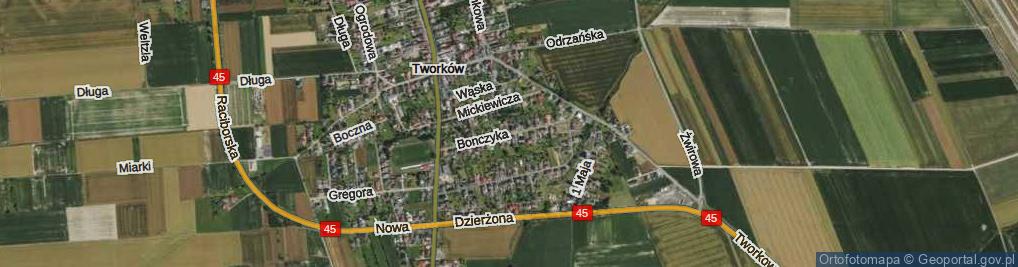 Zdjęcie satelitarne Bończyka Norberta, ks. ul.