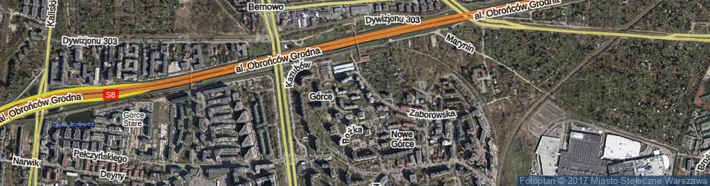 Zdjęcie satelitarne Bogatyńska ul.