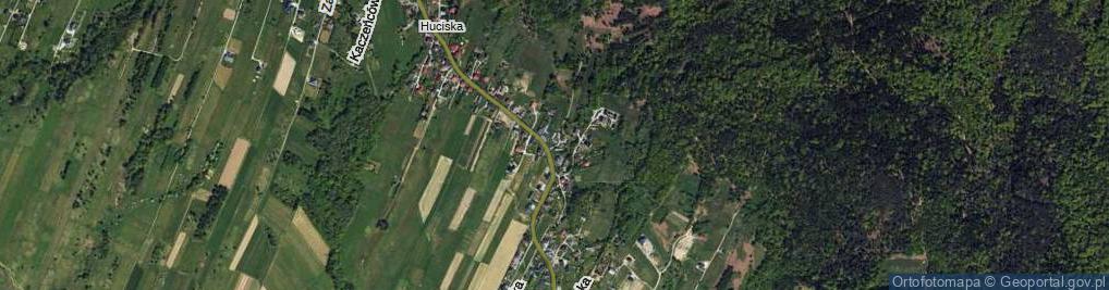 Zdjęcie satelitarne Borowików ul.