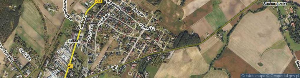 Zdjęcie satelitarne Bolesława Śmiałego ul.