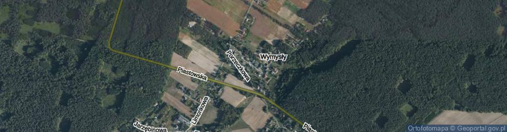 Zdjęcie satelitarne Borówkowa ul.