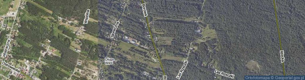 Zdjęcie satelitarne Borowa ul.