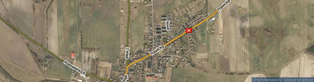 Zdjęcie satelitarne Boczna ul.