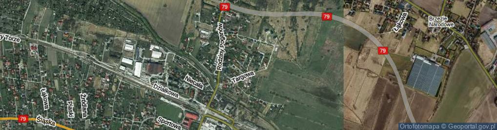 Zdjęcie satelitarne Bociania ul.