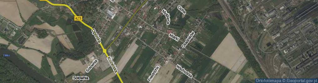 Zdjęcie satelitarne Boczna ul.