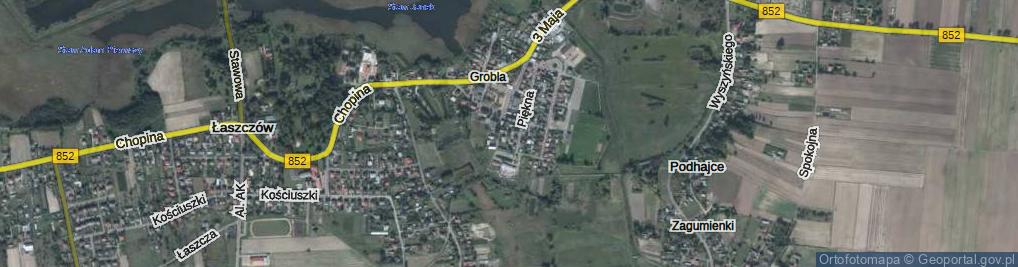 Zdjęcie satelitarne Boczna ul.