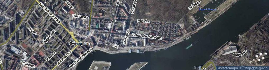 Zdjęcie satelitarne Bohaterów Września ul.