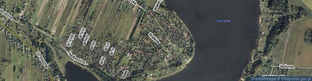 Zdjęcie satelitarne Bratków ul.