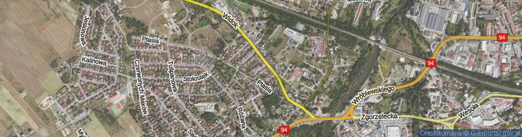 Zdjęcie satelitarne Bratków ul.