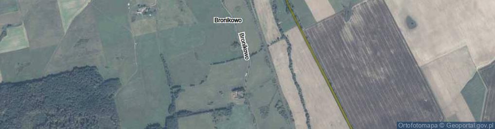 Zdjęcie satelitarne Bronikowo ul.
