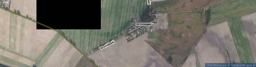 Zdjęcie satelitarne Bronisławki ul.