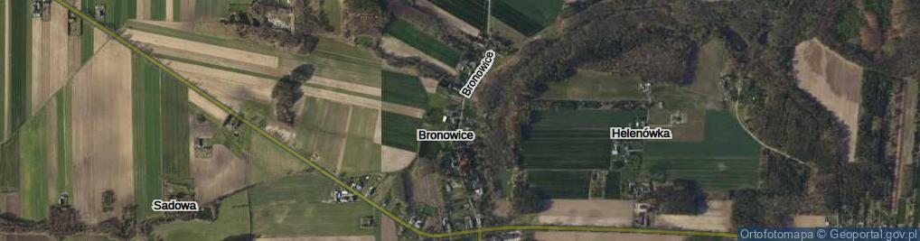 Zdjęcie satelitarne Bronowice ul.