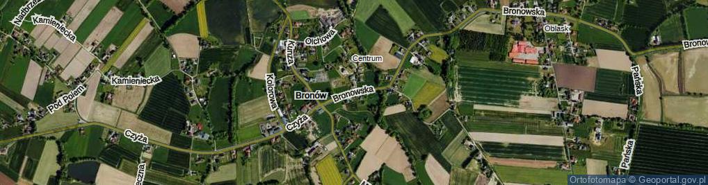 Zdjęcie satelitarne Bronowska ul.