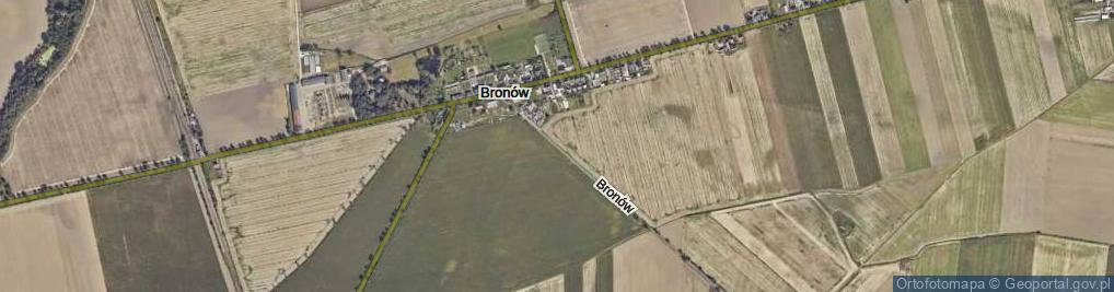 Zdjęcie satelitarne Bronów ul.