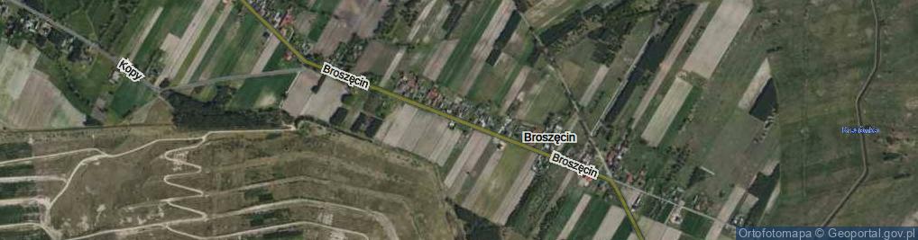 Zdjęcie satelitarne Broszęcin ul.