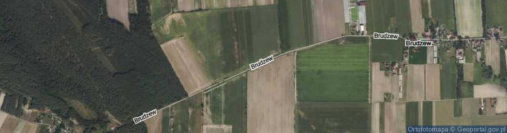 Zdjęcie satelitarne Brudzew ul.