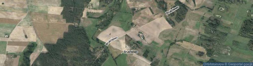 Zdjęcie satelitarne Brukniewo ul.