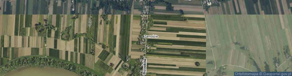 Zdjęcie satelitarne Brzostków ul.