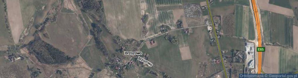 Zdjęcie satelitarne Brzozowo ul.