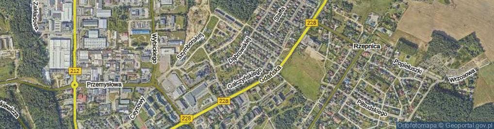 Zdjęcie satelitarne Broniewskiego Władysława ul.