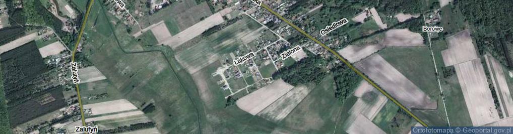 Zdjęcie satelitarne Brzozowa ul.