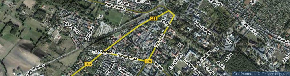 Zdjęcie satelitarne Broniewskiego Władysława ul.