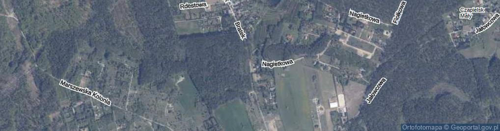 Zdjęcie satelitarne Bratek ul.