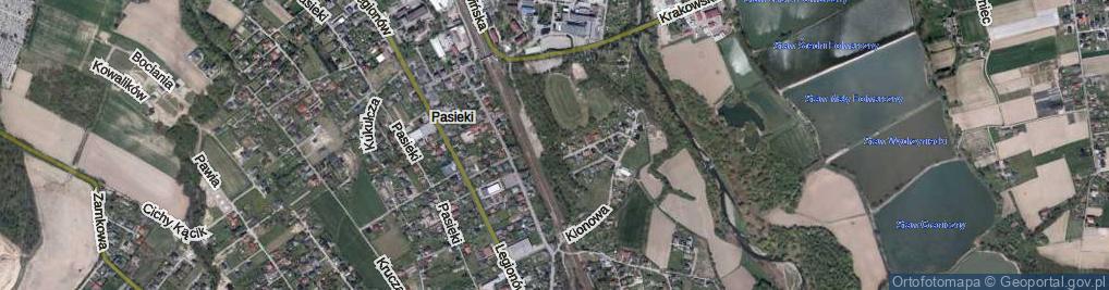 Zdjęcie satelitarne Brzozowa ul.