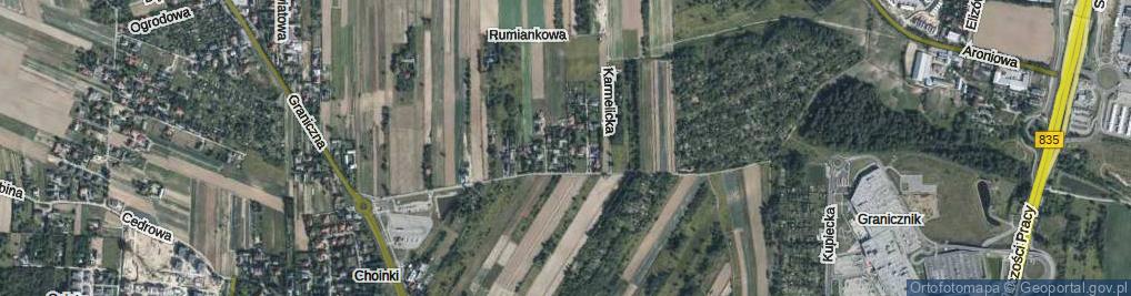 Zdjęcie satelitarne Brzozowa ul.