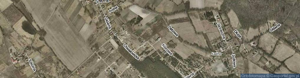 Zdjęcie satelitarne Brzozowa ul.