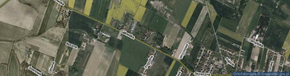 Zdjęcie satelitarne Brzozowa ul.