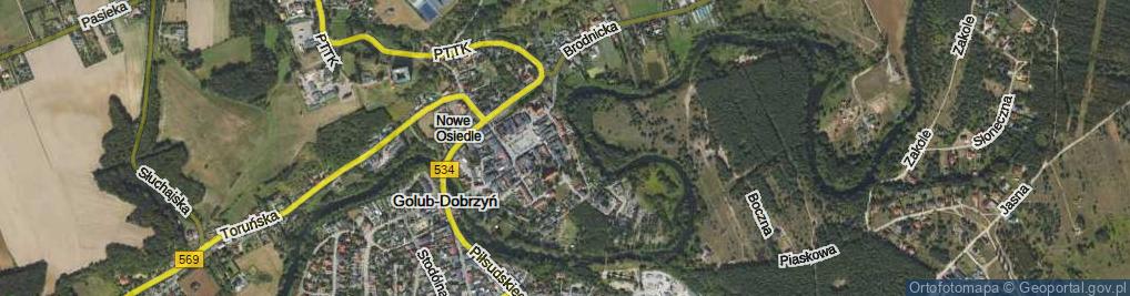 Zdjęcie satelitarne Browarowa ul.