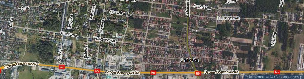 Zdjęcie satelitarne Brukselska ul.