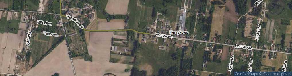 Zdjęcie satelitarne Brylantowa ul.