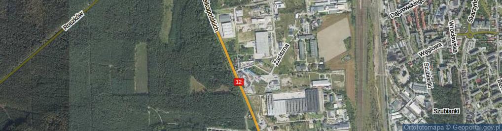 Zdjęcie satelitarne Brzozowa ul.