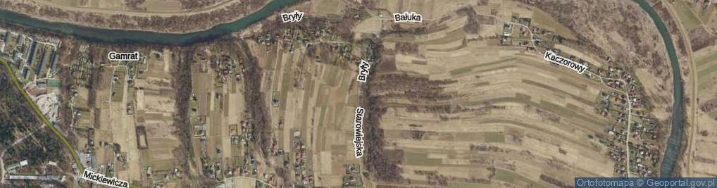Zdjęcie satelitarne Bryły ul.