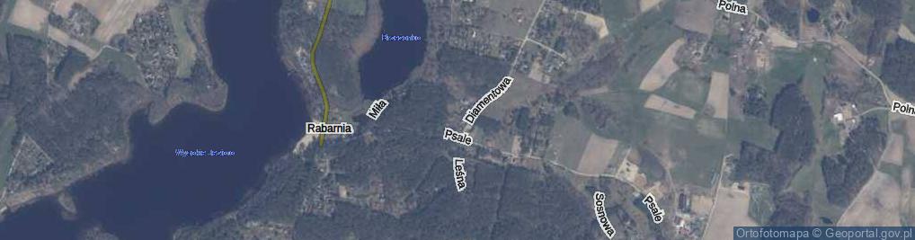 Zdjęcie satelitarne Brylantowa ul.