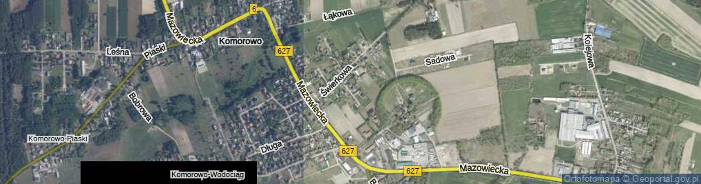 Zdjęcie satelitarne Brzozowa ul.