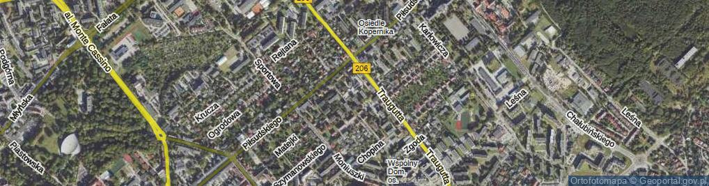 Zdjęcie satelitarne Broniewskiego Władysława ul.