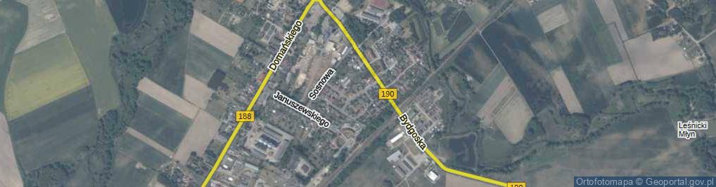 Zdjęcie satelitarne Brzozowa ul.