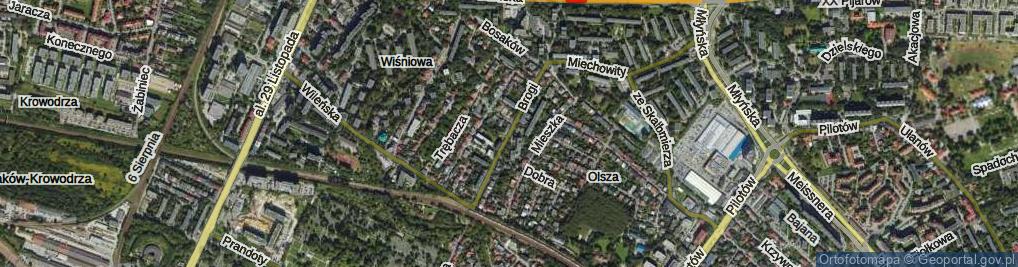 Zdjęcie satelitarne Brogi ul.