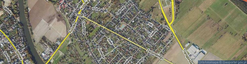 Zdjęcie satelitarne Broniewskiego ul.