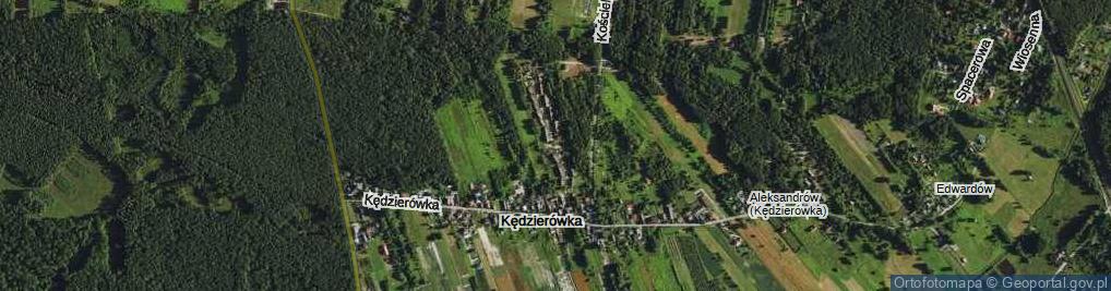 Zdjęcie satelitarne Brzozowa Polana ul.