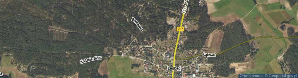 Zdjęcie satelitarne Brzozowa ul.