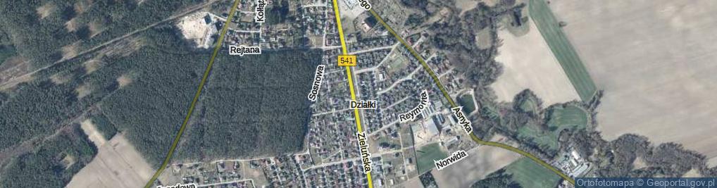 Zdjęcie satelitarne Broniewskiego Władysława ul.