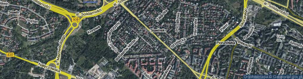 Zdjęcie satelitarne Brzozowskiego Mieczysława, ks. ul.